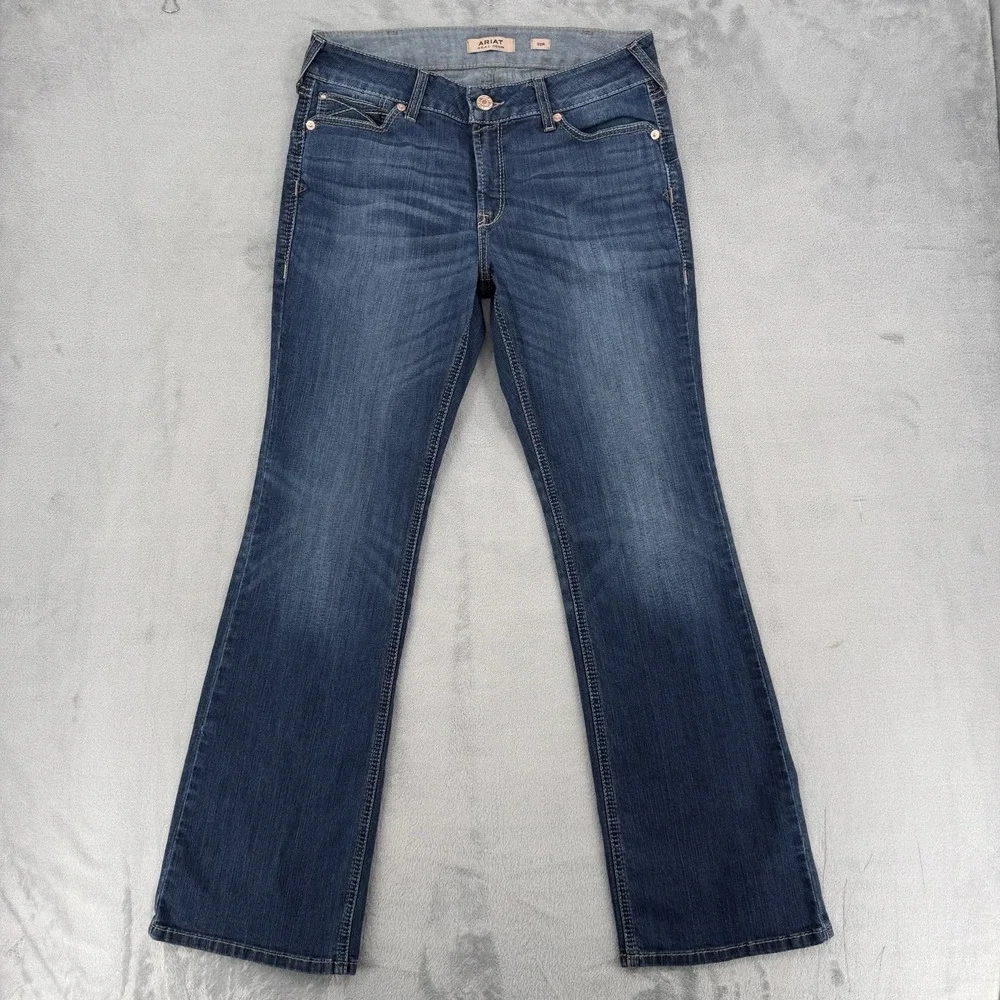 Ariat Real Denim Women's Jeans Size 32R Perfect Rise Boot Cut Cowgirl Western
